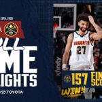 MOST POINTS SCORED IN AN NBA GAME THIS SEASON | Denver Nuggets vs. Portland Trailblazers