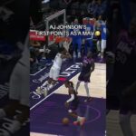 THAT’S an introduction 😤 #dallasmavericks #nba #ajjohnson