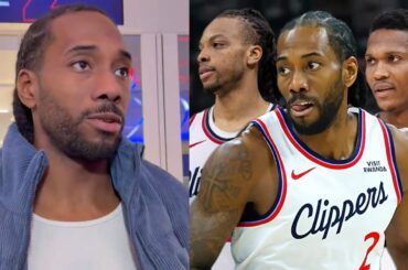 Kawhi Leonard thinks the Clippers chances of contending this year are over 😬