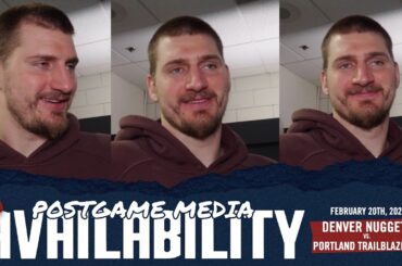 "The Ball Went In And I Just Kept Shooting"-Nikola Jokić | Denver Nuggets Postgame Media vs. POR 🎙️