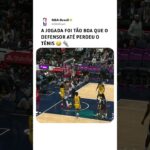 PERDEU ATÉ O TÊNIS 😅👟 #nba