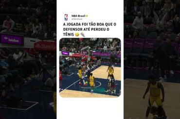 PERDEU ATÉ O TÊNIS 😅👟 #nba