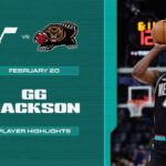 GG Jackson Highlights vs. Utah Jazz