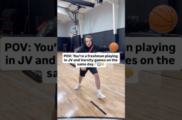 Playing ONLY JV and Varsity as freshman basketball player in High School is every hooper’s dream🤩🏀