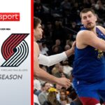 Saisonrekord! | Denver Nuggets @ Portland Trail Blazers | NBA-Highlights