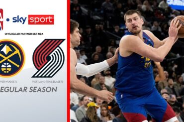 Saisonrekord! | Denver Nuggets @ Portland Trail Blazers | NBA-Highlights