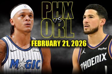 Phoenix Suns vs Orlando Magic Full Game Highlights – February 21, 2026 | NBA Season