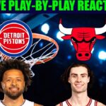 Detroit Pistons vs Chicago Bulls NBA Play-By-Play Reaction 2/21/26 LIVE