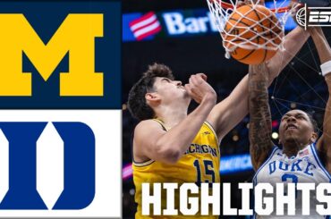 Duke Blue Devils vs. Michigan Wolverines | Full Game Highlights | ESPN College Basketball