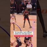 KD still can score with setbacks during plays 😂