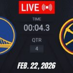 NBA LIVE! Golden State Warriors vs Denver Nuggets | February 22, 2026 | 2026 NBA Season Live 2K