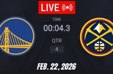 NBA LIVE! Golden State Warriors vs Denver Nuggets | February 22, 2026 | 2026 NBA Season Live 2K