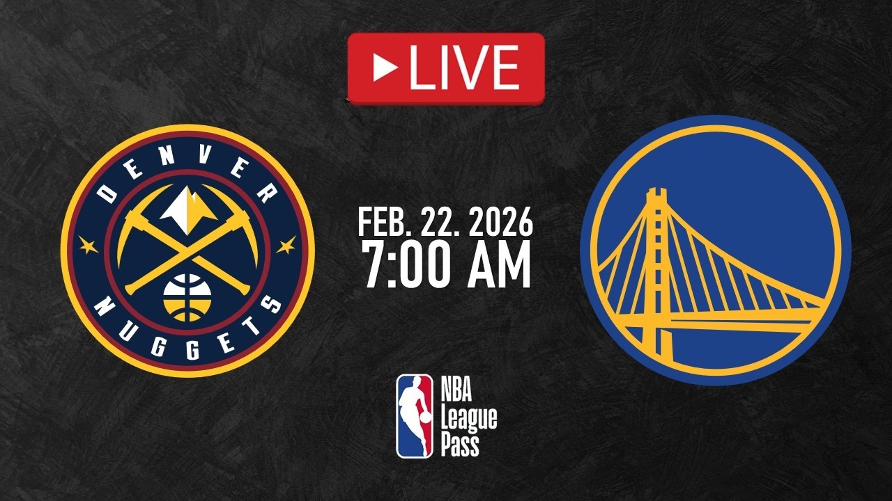 NBA LIVE! Golden State Warriors vs Denver Nuggets | Feb. 22, 2026 | Nuggets vs Warriors NBA LIVE 2K
