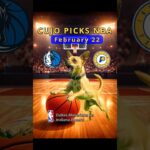 Cujo’s NBA PICKS | Mavericks at Pacers 🐕 02-22-2026 #CujoCatches
