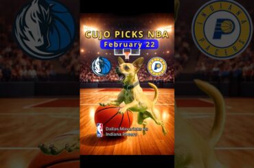 Cujo’s NBA PICKS | Mavericks at Pacers 🐕 02-22-2026 #CujoCatches