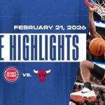 Detroit Pistons Beat Chicago Bulls | Game Highlights | 02.21.26