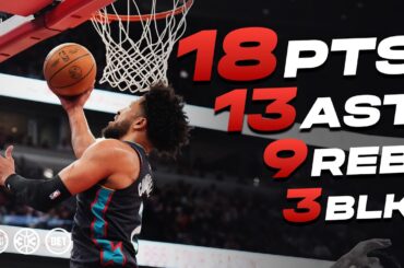 Cade Cunningham Does It All in Win Over Bulls | 18 PTS, 13 AST, 9 REB & 3 BLK #nba  #cadecunningham
