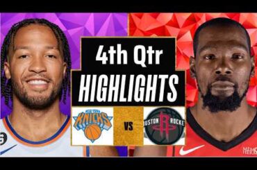 Houston Rockets vs New York Knicks Full Game Highlights 4th Qtr | Feb 21 | 2026 NBA Highlights