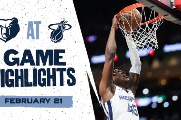 Memphis Grizzlies Highlights vs. Miami Heat