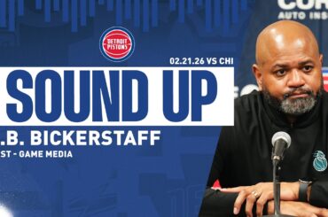 Post-Game Press Conference: J.B. Bickerstaff | Pistons vs. Bulls | 02.21.26
