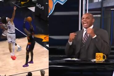 Charles Barkley live reaction to Jalen Green game winner buzzer beater vs Magic 😂