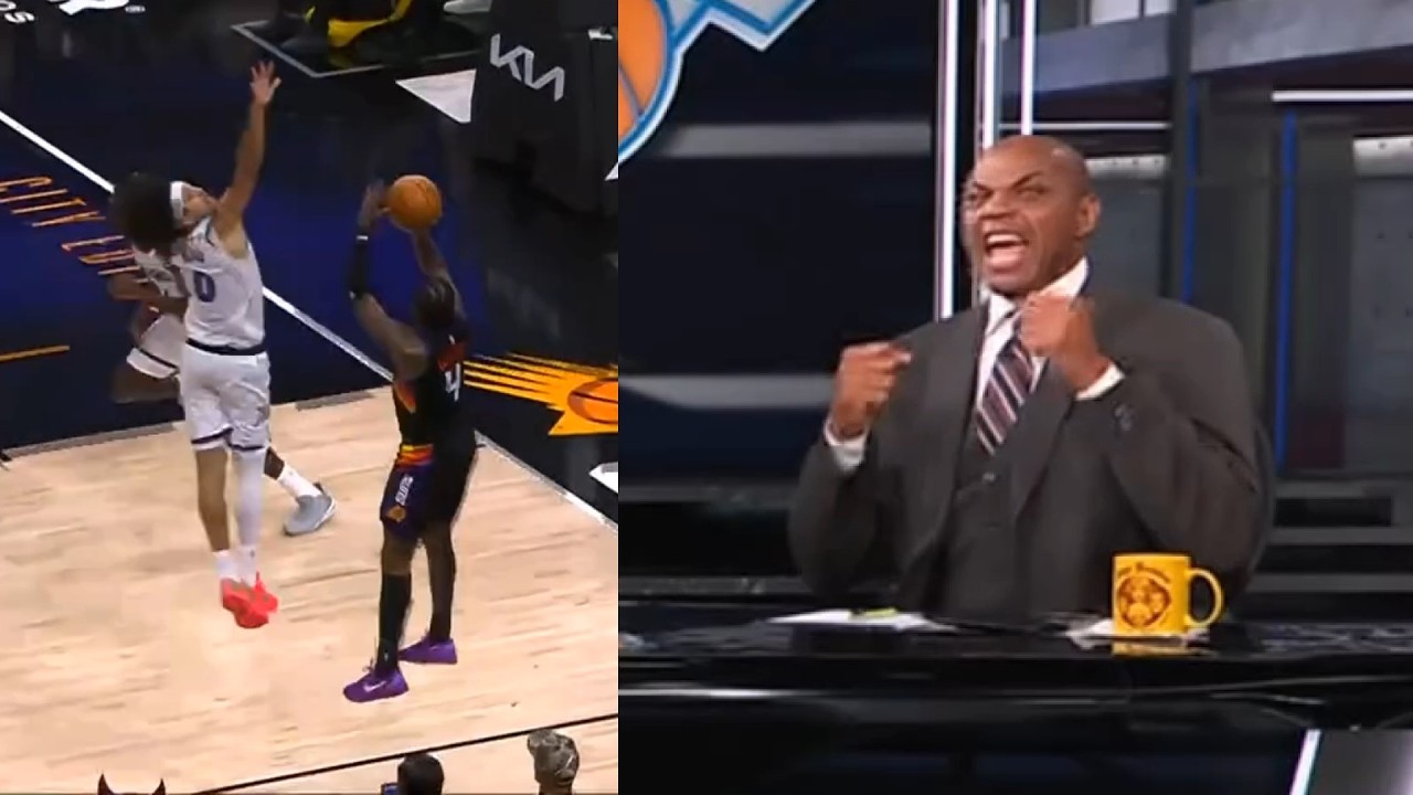 Charles Barkley live reaction to Jalen Green game winner buzzer beater vs Magic 😂