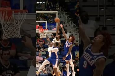 🤯 DeAndre Jordan HAMMER alley-oop vs. 76ers #pelicans #shorts #nba