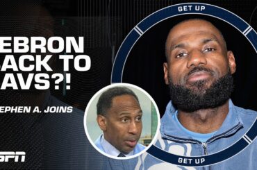 Stephen A. tells LeBron to 'GO BACK TO CLEVELAND' if he wants another championship 🏆 | Get Up