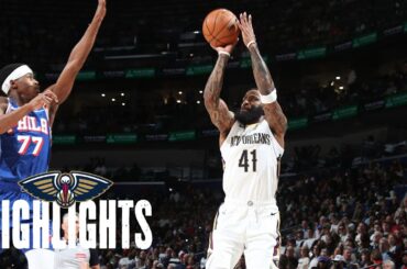 Saddiq Bey Highlights vs. Philadelphia 76ers 2/21/26