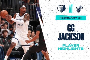 GG Jackson Highlights vs  Miami Heat