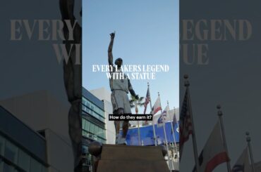 LAKERS STATUES TOUR - Kobe, Shaq, Magic & more