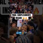 QUE FINAL DE JOGO ABSURDO 🤯🔥 #nba