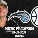 Orlando Magic vs Los Angeles Clippers 2/22/26 NBA Free Picks & Prediction | NBA Betting Tips