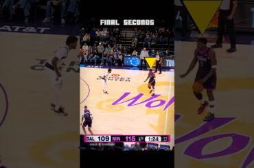 Ant-Man Back-to-Back Buckets Sealing the Game 🗑️ Mavs vs Wolves #nba #shorts