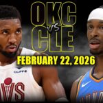 Oklahoma City Thunder vs Cleveland Cavaliers Full Game Highlights – February 22, 2026 | NBA Season