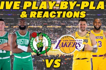 Boston Celtics vs Los Angeles Lakers | Live Play-By-Play & Reactions