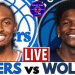 Philadelphia 76ers vs Minnesota Timberwolves Live Stream Play-By-Play & Scoreboard