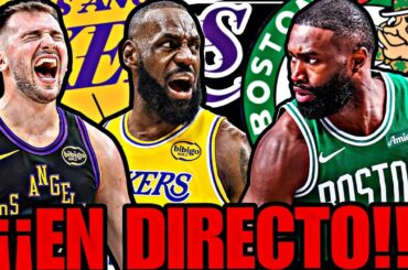 🚨LOS ANGELES LAKERS VS BOSTON CELTICS 🟡 PARTIDO EN VIVO NBA
