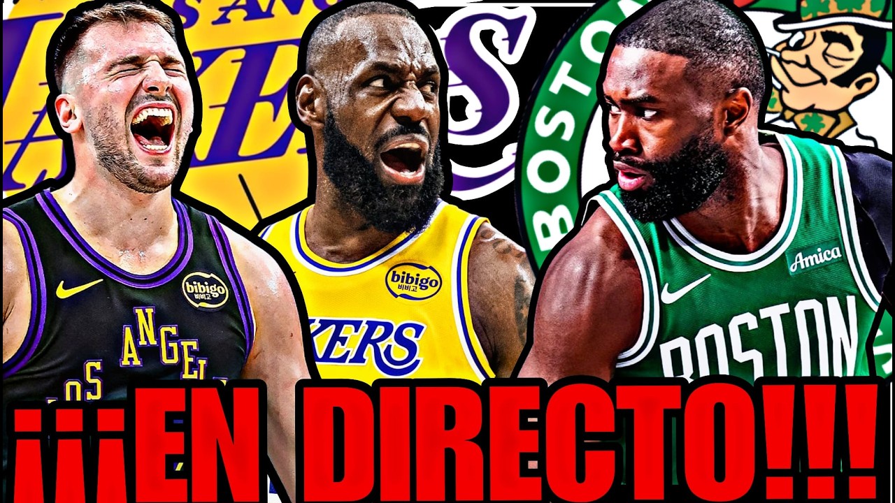 🚨LOS ANGELES LAKERS VS BOSTON CELTICS 🟡 PARTIDO EN VIVO NBA
