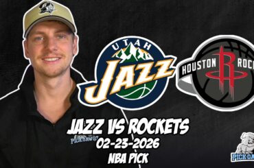 Utah Jazz vs Houston Rockets 2/23/26 NBA Free Picks & Prediction | NBA Betting Tips