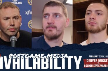 ALL Denver Nuggets Postgame Media vs. GSW 🎙️
