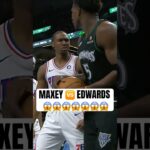 MAXEY 🆚 EDWARDS 😱🔥 #nba