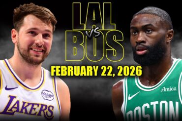 Los Angeles Lakers vs Boston Celtics Full Game Highlights – February 22, 2026 | NBA Season