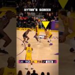 Ayton’s Strange Screen for Luka’s Three 🥸 Clippers vs Lakers #nba #shorts