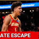 Atlanta Hawks escape with home win over Brooklyn Nets after late comeback; starting lineup change
