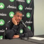 Joe Mazzulla's HILARIOUS Reaction to Pat Riley's Quote | Celtics vs Lakers Post Game