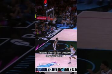 Fights in the NBA getting crazy🤣#memphis #grizzlies #miamiheat #basketball #sports