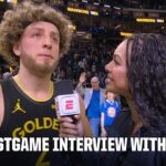 Brandin Podziemski says the Warriors wore down the Nuggets | NBA on ESPN