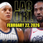 Los Angeles Clippers vs Orlando Magic Full Game Highlights – February 22, 2026 | NBA Season