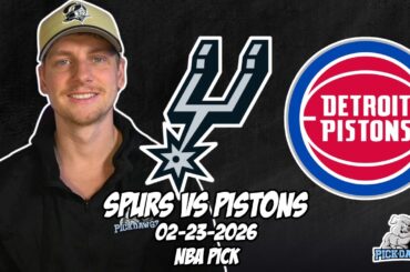 San Antonio Spurs vs Detroit Pistons 2/23/26 NBA Free Picks & Prediction | NBA Betting Tips